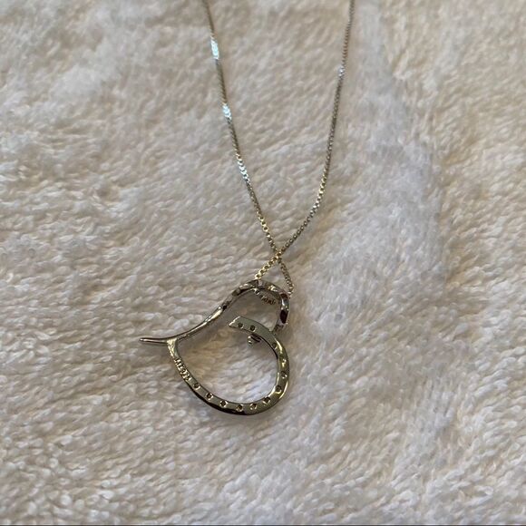 Kay Jewelers Diamond Heart Necklace - Picture 4 of 8
